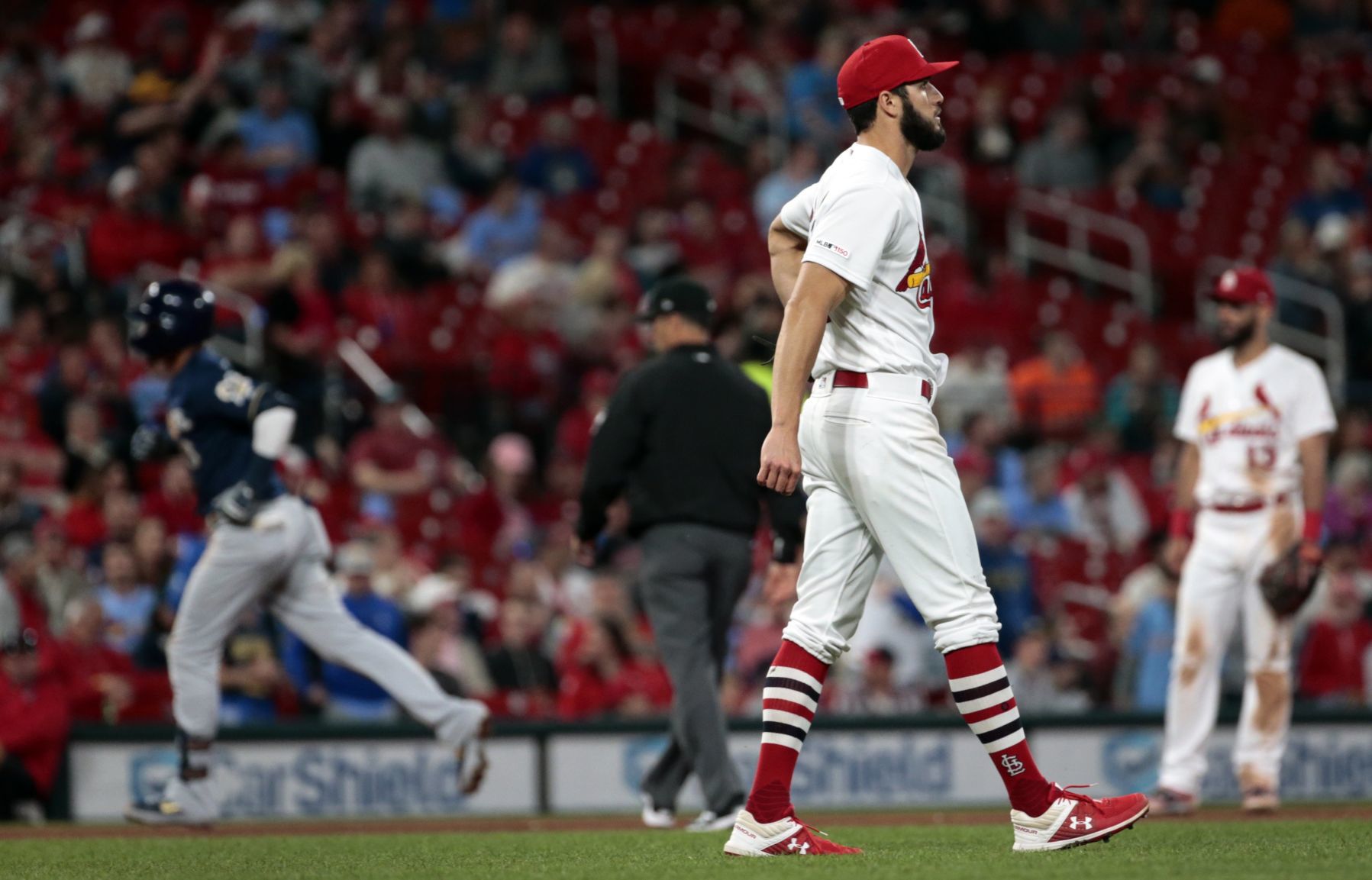 Cardinals vs. Brewers at Busch